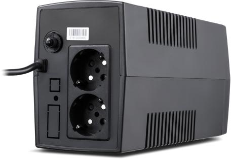 Пристрій безперебійного живлення Vinga LCD 600VA plastic case (VPC-600P)