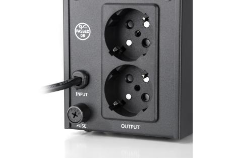 Пристрій безперебійного живлення Vinga LCD 800VA metal case (VPC-800M)