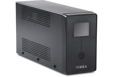 Пристрій безперебійного живлення Vinga LCD 800VA metal case (VPC-800M)