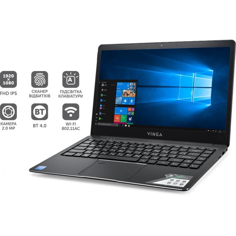 Ноутбук Vinga Iron S140 (S140-C40464BWP)