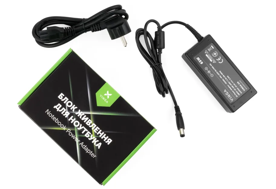 Laptop power supply Vinga DELL 65W 19.5V 3.34A 7.4*5.0 (VPA-1933-DL7450-101)