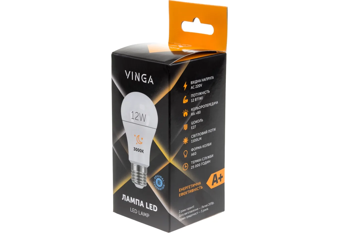 Light bulb Vinga VL-A60E27-123L