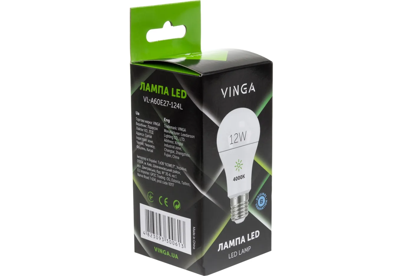 Light bulb Vinga VL-A60E27-124L