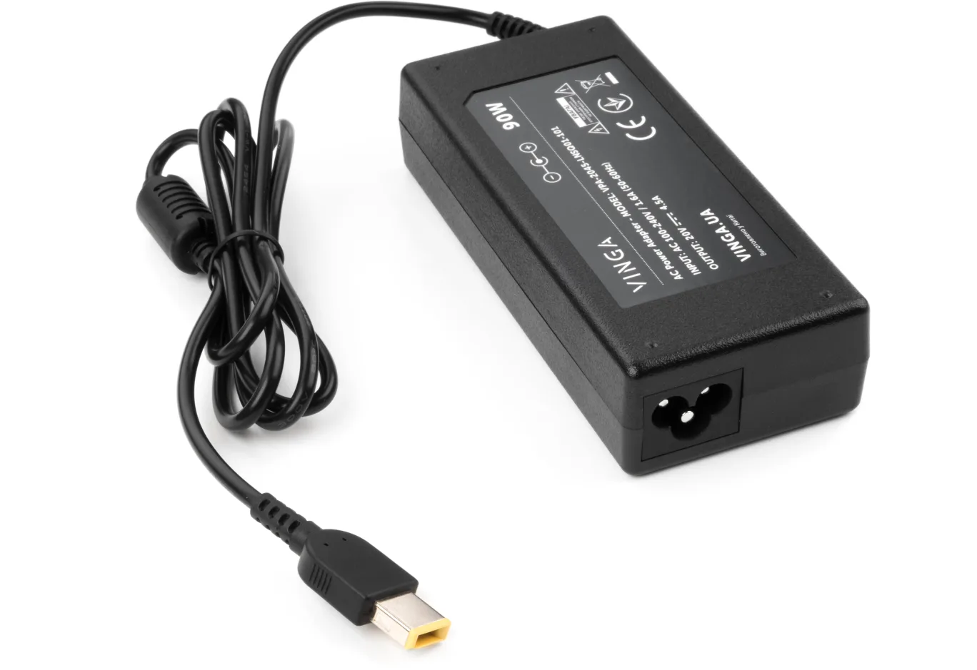 Блок живлення до ноутбуку Vinga Lenovo 90W 20V 4.5A square (VPA-2045-LNSQ01-101)