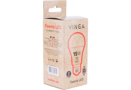 Лампочка Vinga VL-A60E27-153L