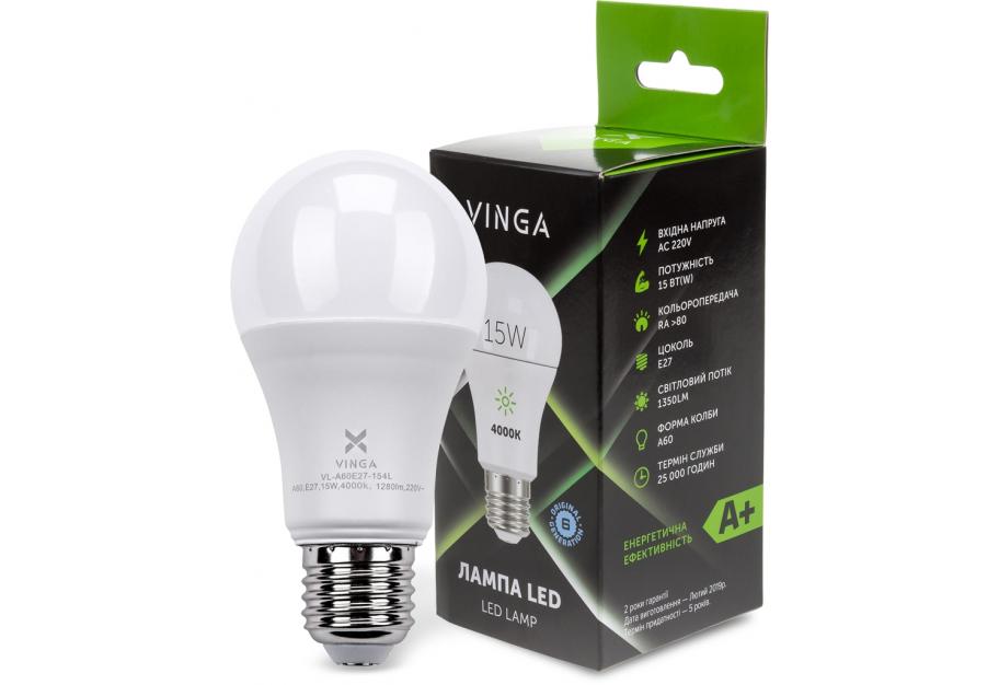 Лампочка Vinga VL-A60E27-154L