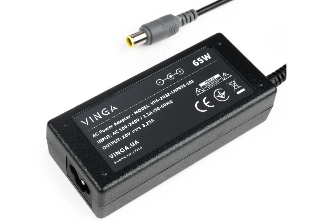 Laptop power supply Vinga Lenovo 65W 20V 3.25А 7.9*5.5 (VPA-2032-LN7955-101)