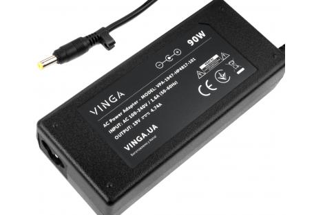 Блок живлення до ноутбуку Vinga HP 90W 19V 4.74A 4.8*1.7 (VPA-1947-HP4817-101)