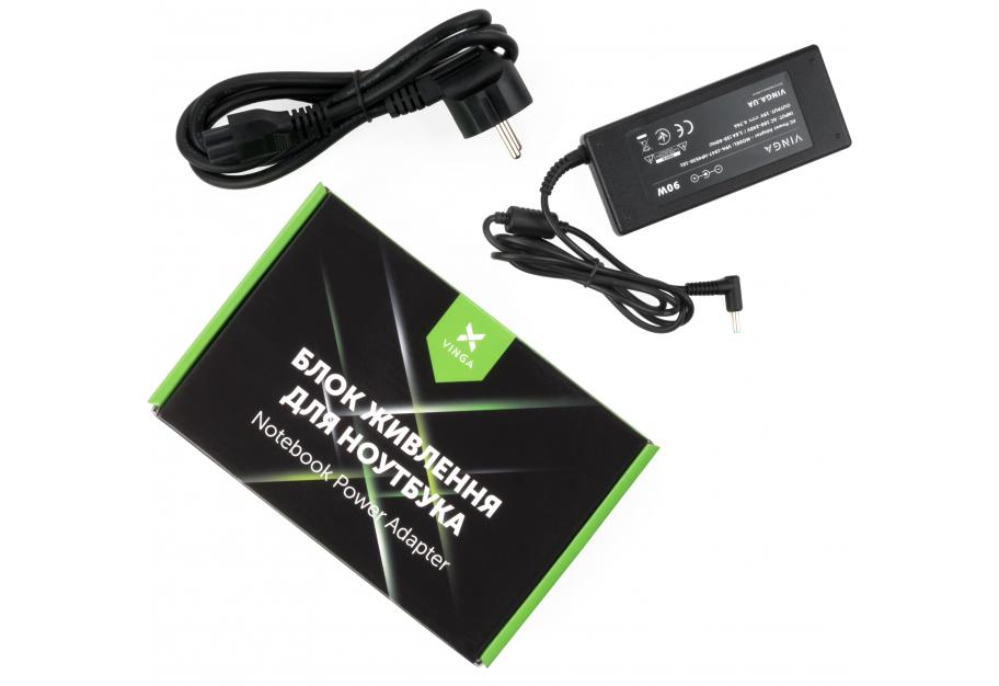 Laptop power supply Vinga HP 90W 19V 4.74A 4.5*3.0 (VPA-1947-HP4530-101)