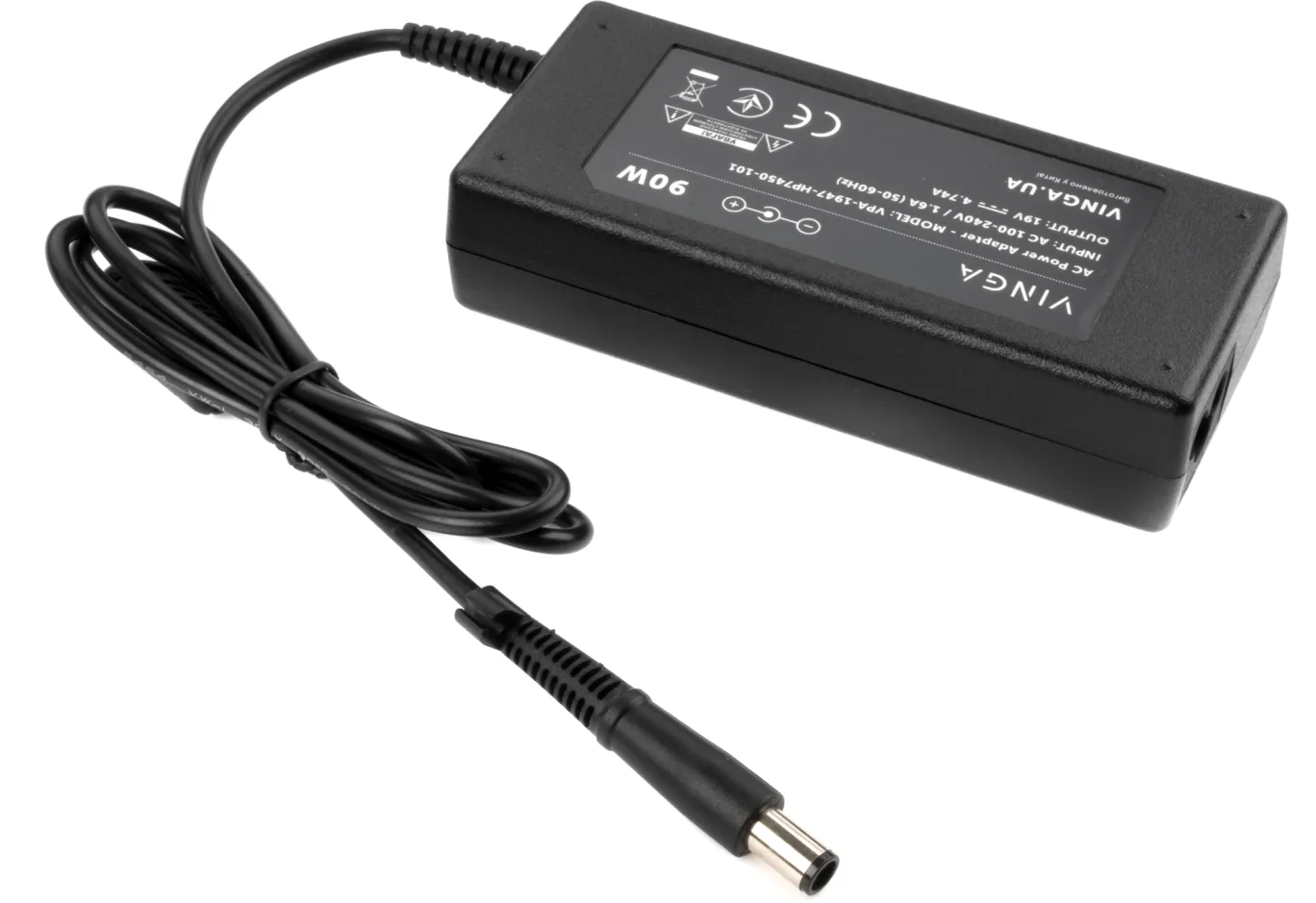 Laptop power supply Vinga HP 90W 19V 4.74A 7.4*5.0 (VPA-1947-HP7450-101)