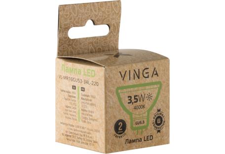 Лампочка Vinga VL-MR16GU53-34L-220