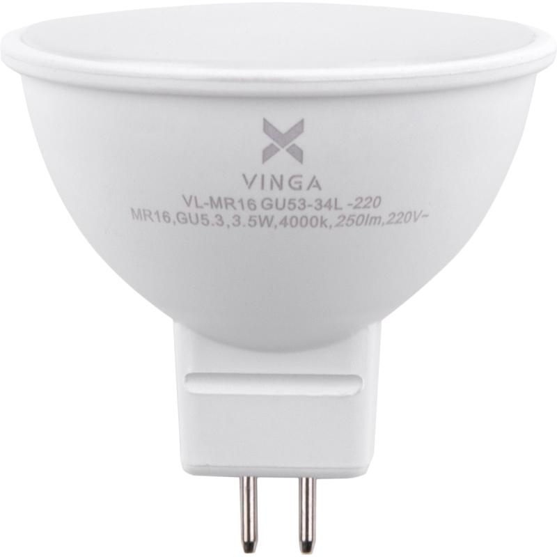 Лампочка Vinga VL-MR16GU53-34L-220