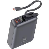 Батарея універсальна Vinga 20000 mAh 45W Display Cable (VPBB2045C)