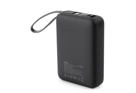 Батарея універсальна Vinga 20000 mAh 45W Display Cable (VPBB2045C)