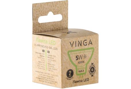 Лампочка Vinga VL-MR16GU53-54L-220