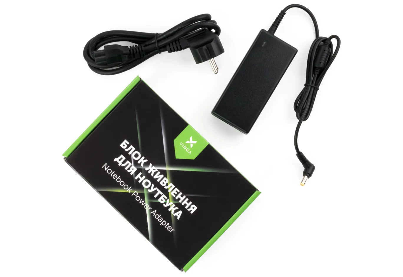 Laptop power supply Vinga ACER 65W 19V 3.42A 5.5*1.7 (VPA-1934-AC5517-101)