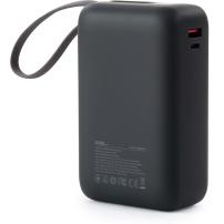 Батарея універсальна Vinga 30000 mAh 65W Display Cable (VPBB3065C)