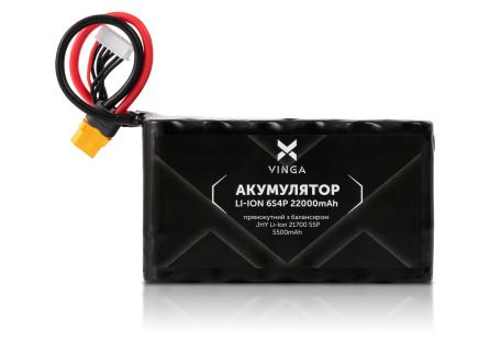 Акумуляторний блок Vinga Li-Ion 6S4P 22000mAh з балансувальним дротом (V6S4P-22000MAH)