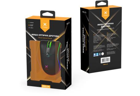 Мишка Vinga MSG-175 Black