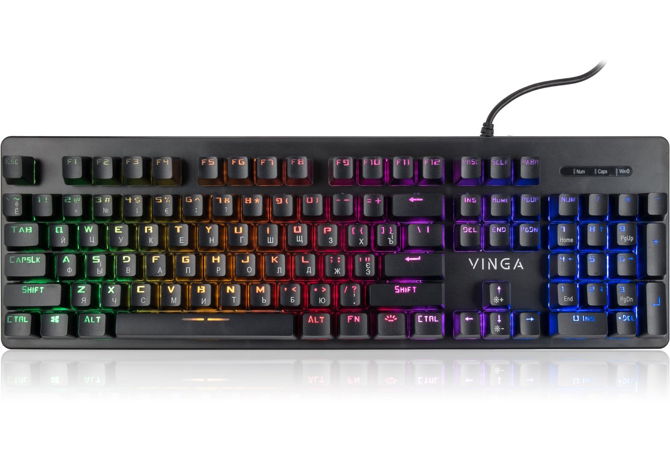 Keyboard Vinga KBGSM120 Black