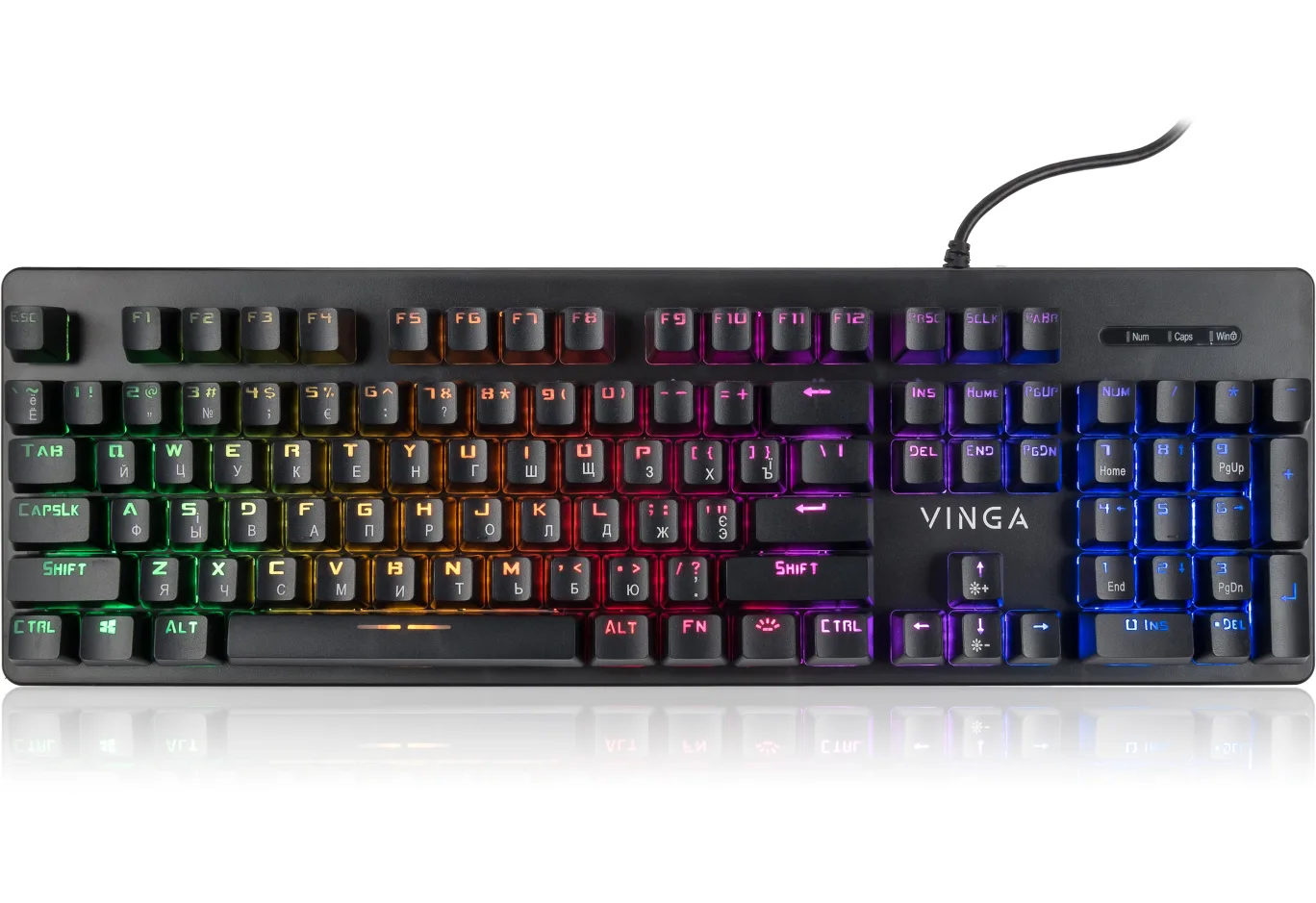 Keyboard Vinga KBGSM120 Black