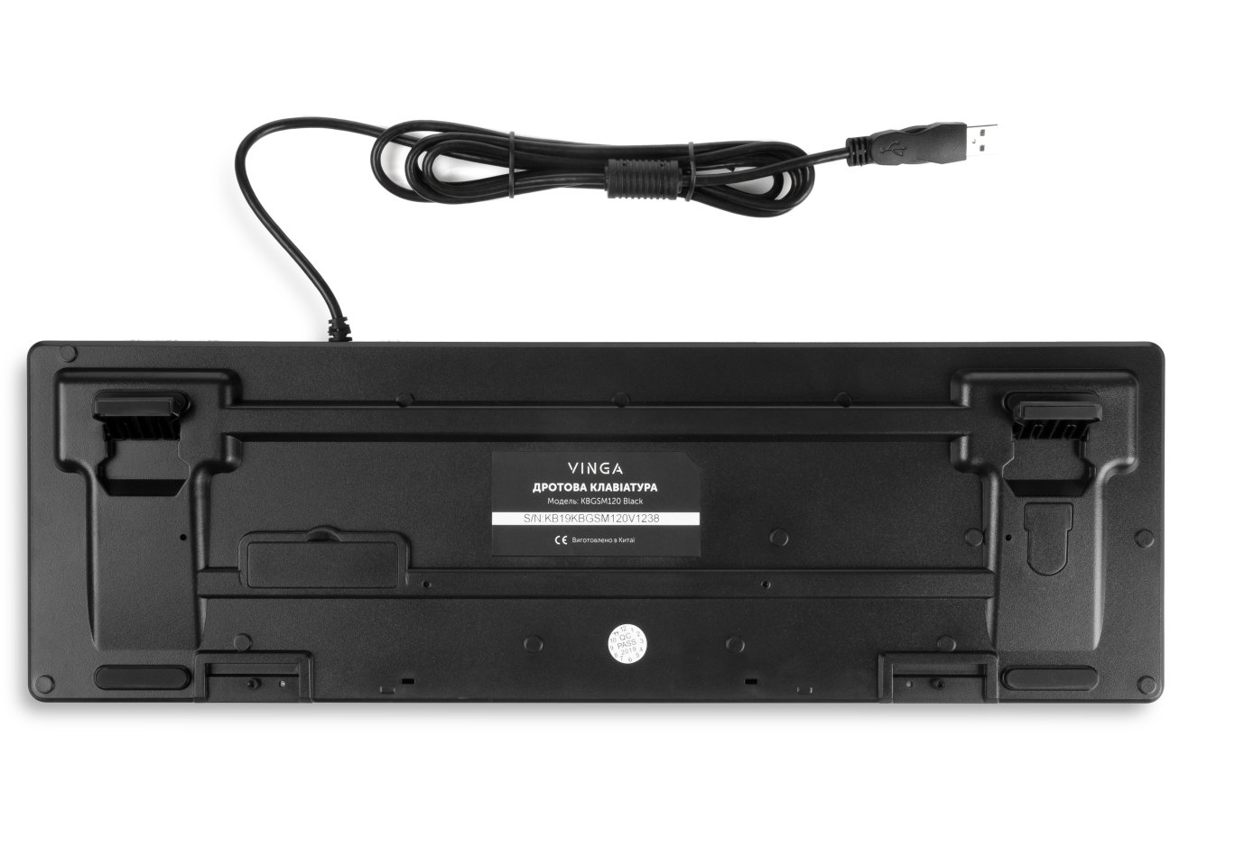 Keyboard Vinga KBGSM120 Black