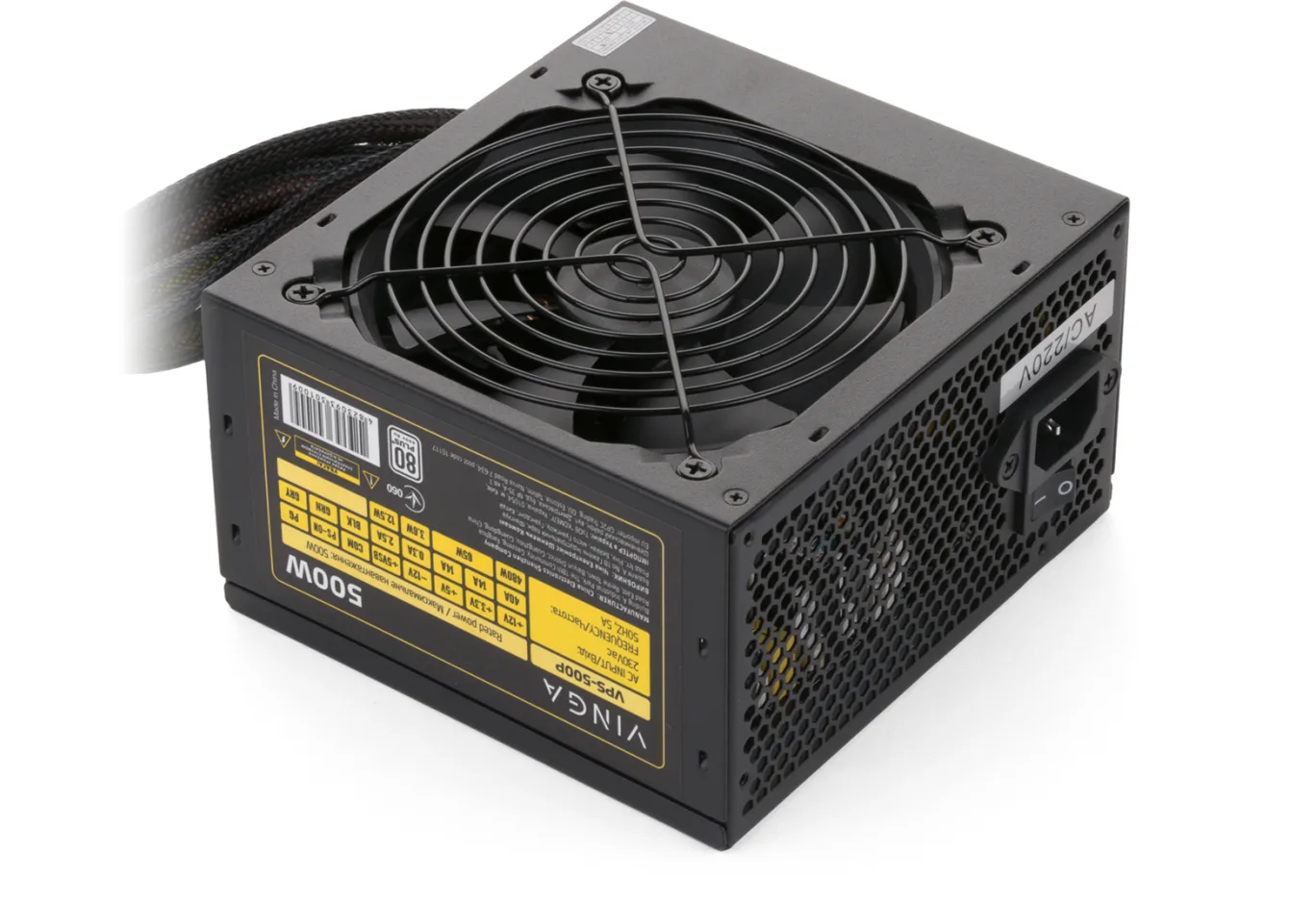 Блок живлення Vinga 500W (VPS-500P)