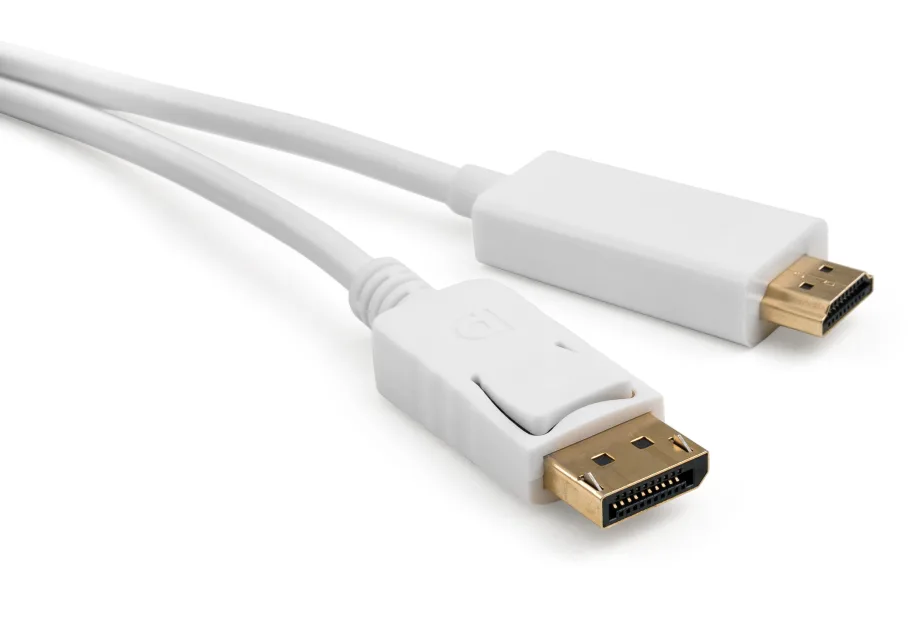 Multimedia cable DisplayPort M to HDMI M 1.8m Vinga (VCPDPHDMI1.8WH)