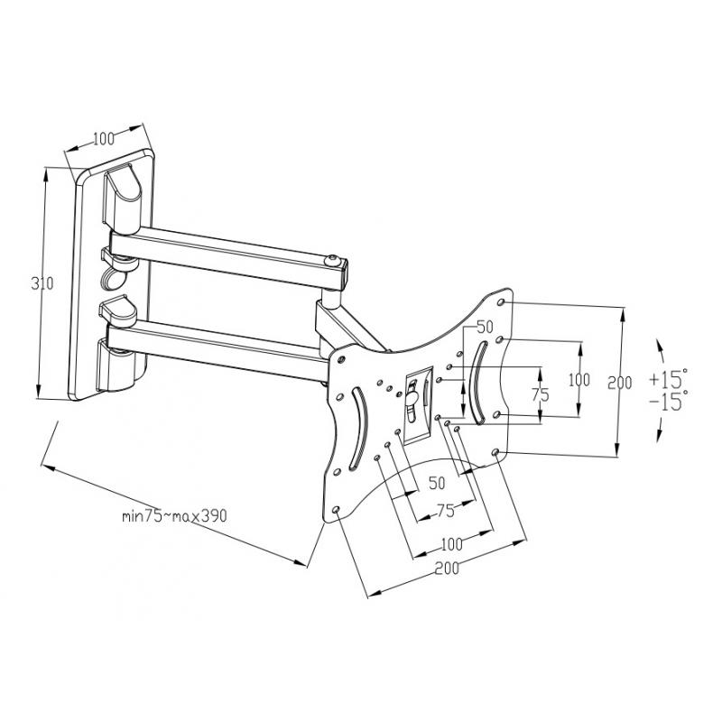Кронштейн Vinga TM32-2251