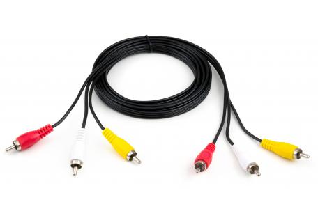 Кабель мультимедійний 3xRCA M to 3xRCA M 1.8m Vinga (VCP3RCA1.8)