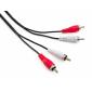 Кабель мультимедійний 2xRCA M to 2xRCA M 1.8m Vinga (VCP2RCA1.8)