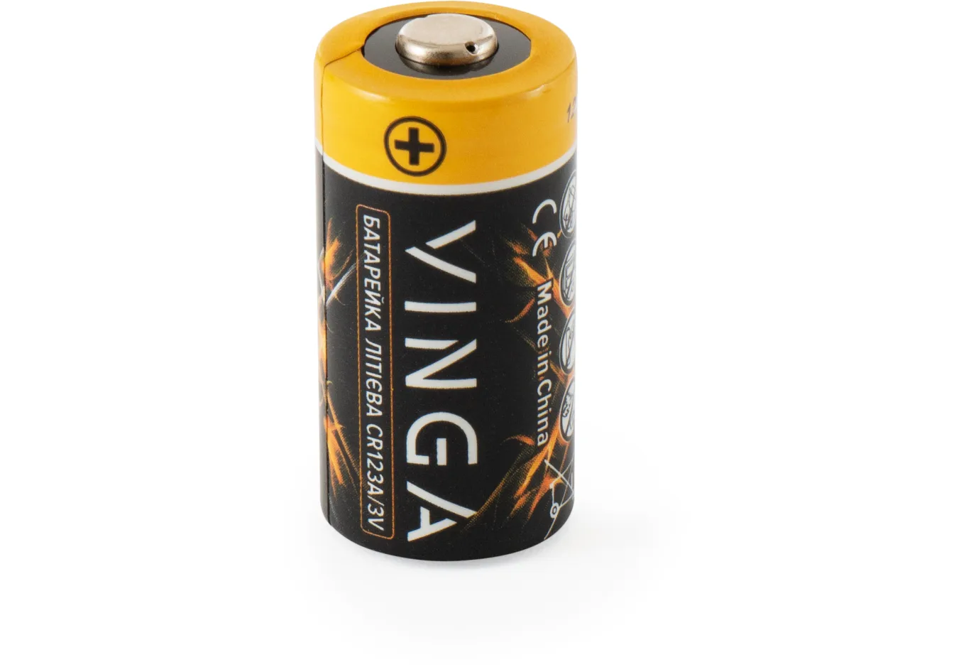 Батарейка CR123A Lithium Vinga (VJLBCR123A1)