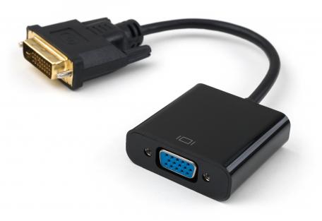 Перехідник DVI 24+1 M to VGA F 1080p Vinga (VCPDVI241VGA)