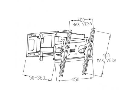 Кронштейн Vinga TM34-4451