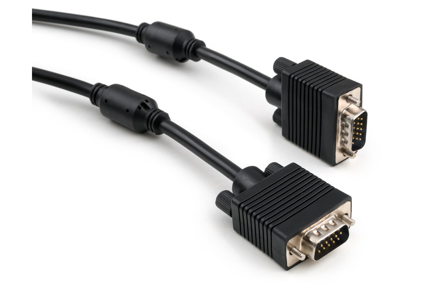 Multimedia cable VGA M to VGA M 10.0m Vinga (VCPVGAF10BK)
