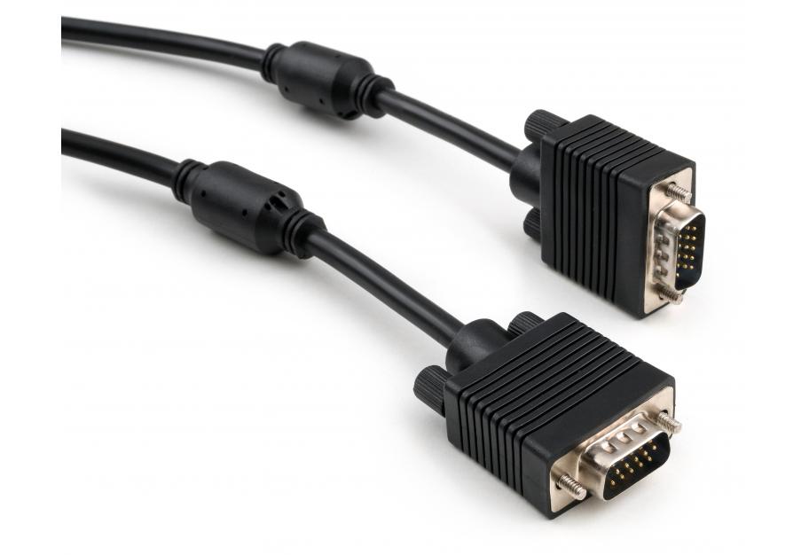 Кабель мультимедійний VGA M to VGA M 3.0m Vinga (VCPVGAF3BK)