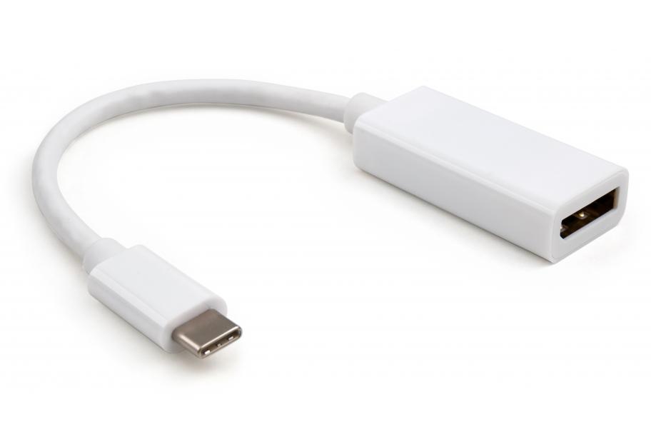 Перехідник Type-C Male to Display Port 0.15m 4K Vinga (VCPTCDP15)