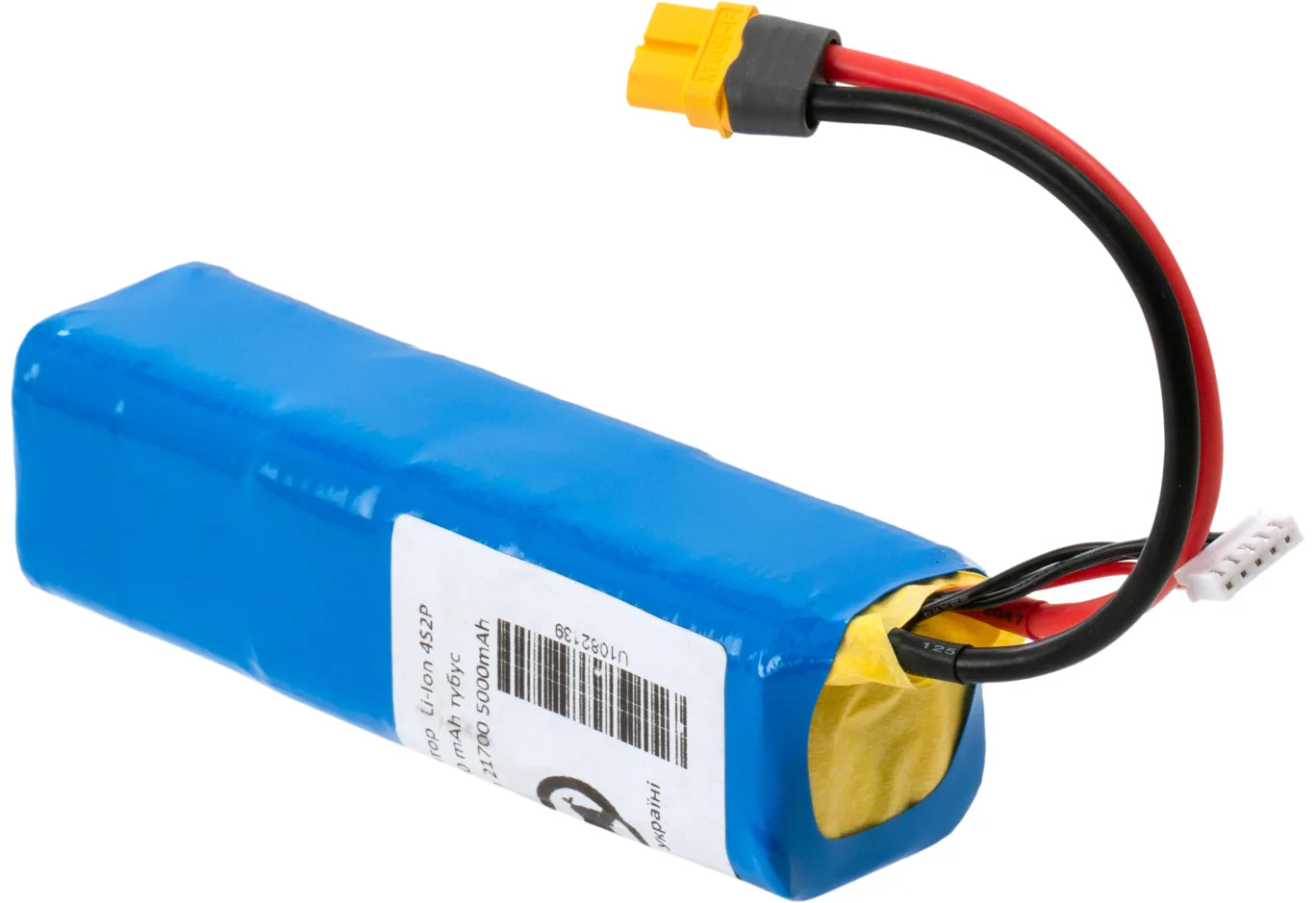 Акумуляторний блок Vinga Li-Ion 4S2Р 10000mAh тубус з балансувальним кабелем (JHY Li-Ion 21700 5000mAh) (4S2P10000BMS JHY)