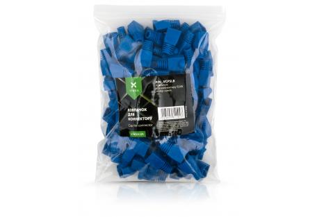 Ковпачок конектора Vinga RJ45 blue (VCPSLB)