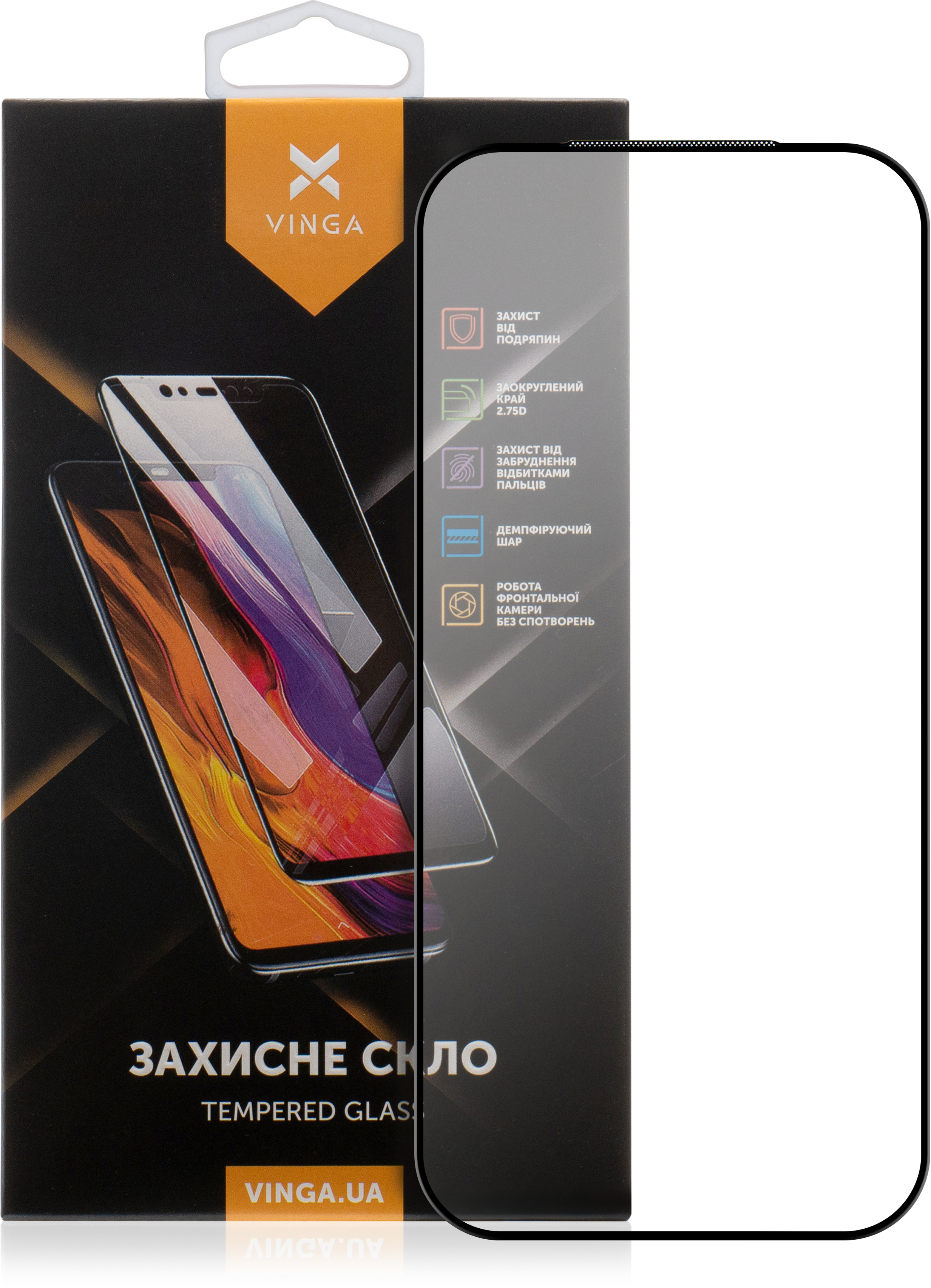 Protective glass Vinga Apple iPhone 17 Pro Max (VGIP17PM)