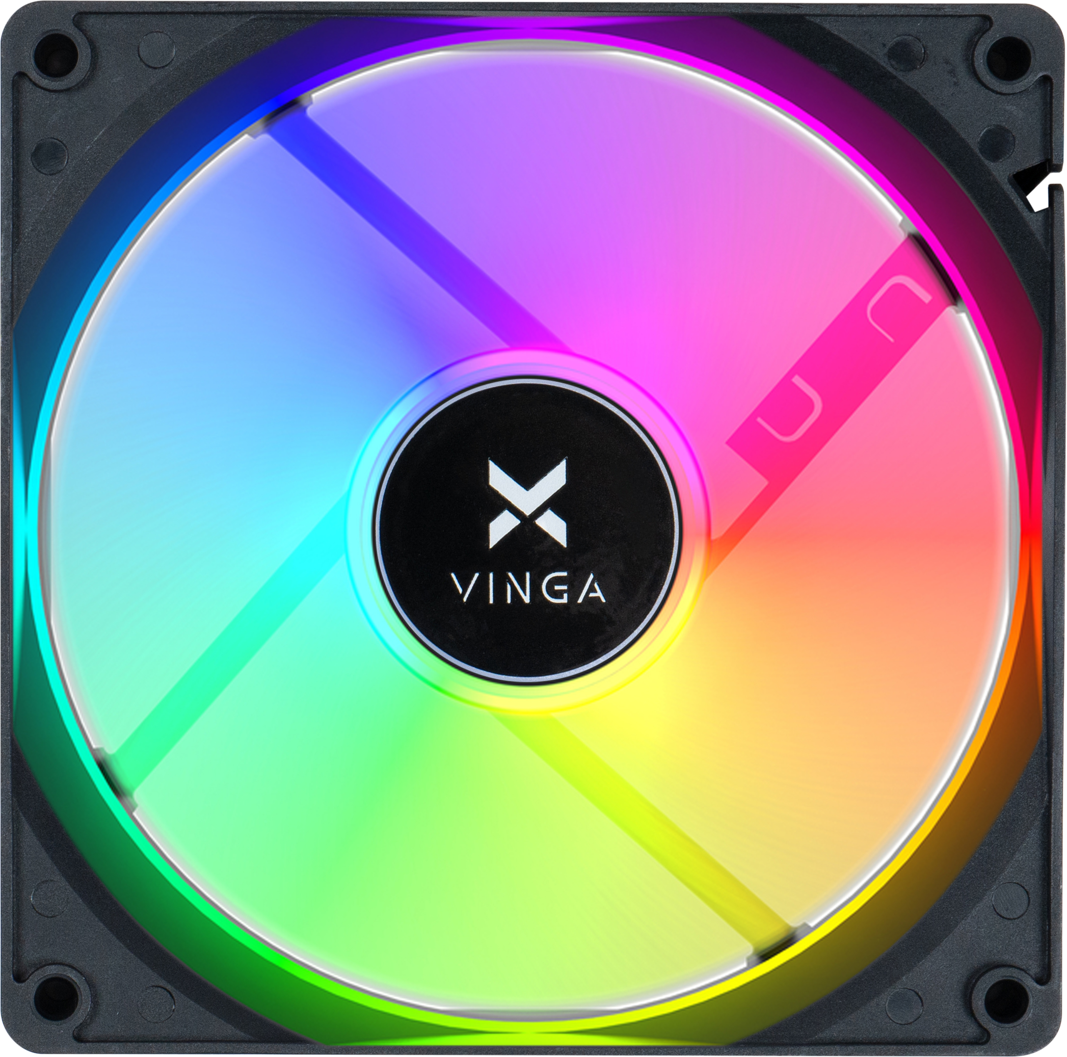 Кулер до корпусу Vinga RGB fan-10