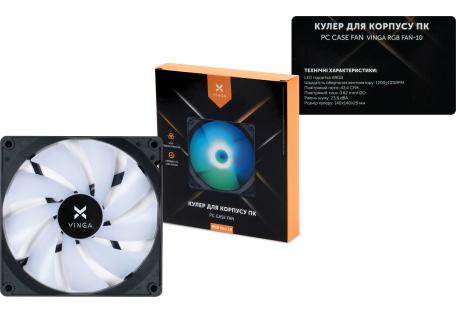 Кулер до корпусу Vinga RGB fan-10