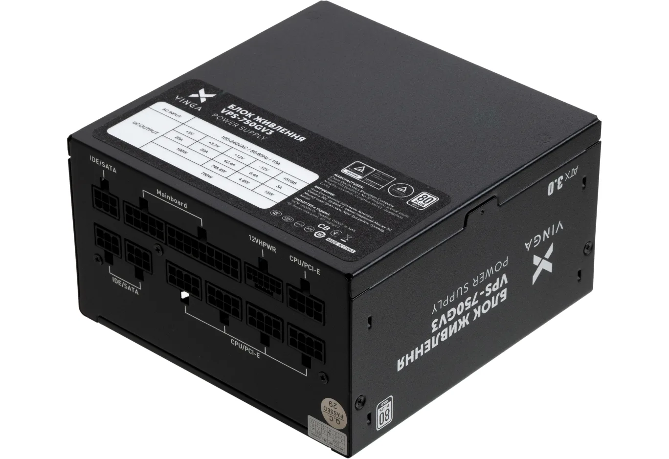 Power supply Vinga 750W (VPS-750GV3)