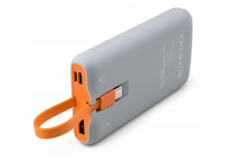 Батарея універсальна Vinga 10000 mAh SuperQC soft touch w/cable 22.5W dark grey (VPB1SQSCDG)