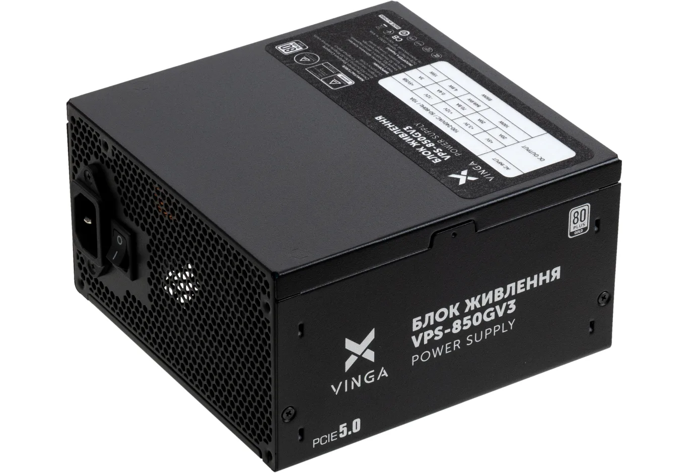 Power supply Vinga 850W (VPS-850GV3)