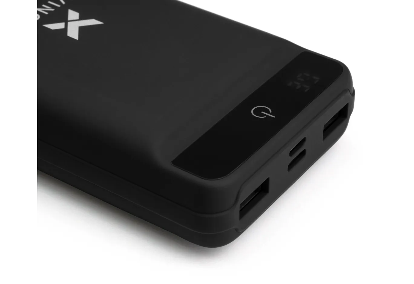 Universal Battery Vinga 20000 mAh QC3.0 Display soft touch black (VPB2QLSBK)