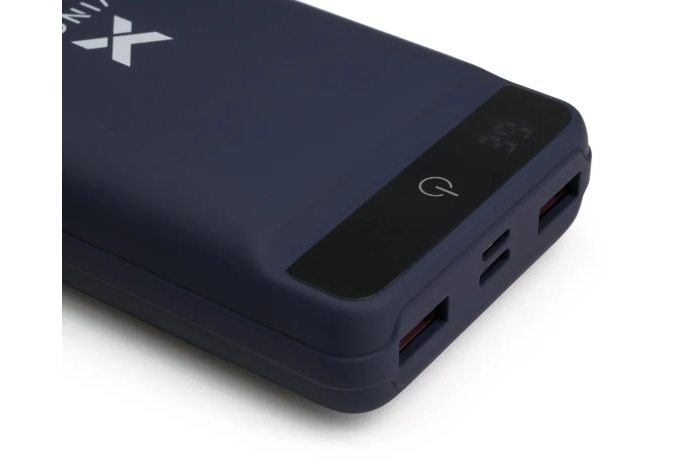 Universal Battery Vinga 20000 mAh QC3.0 Display soft touch purple (VPB2QLSP)