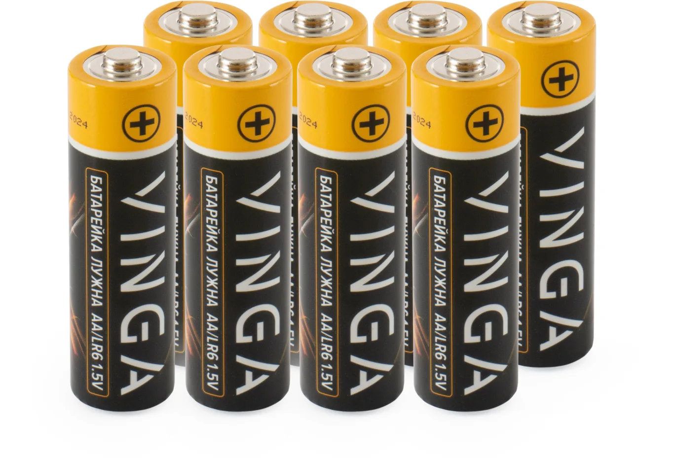 Battery AA LR6 Alkaline 8pcs Blister Vinga (VJABAA8)