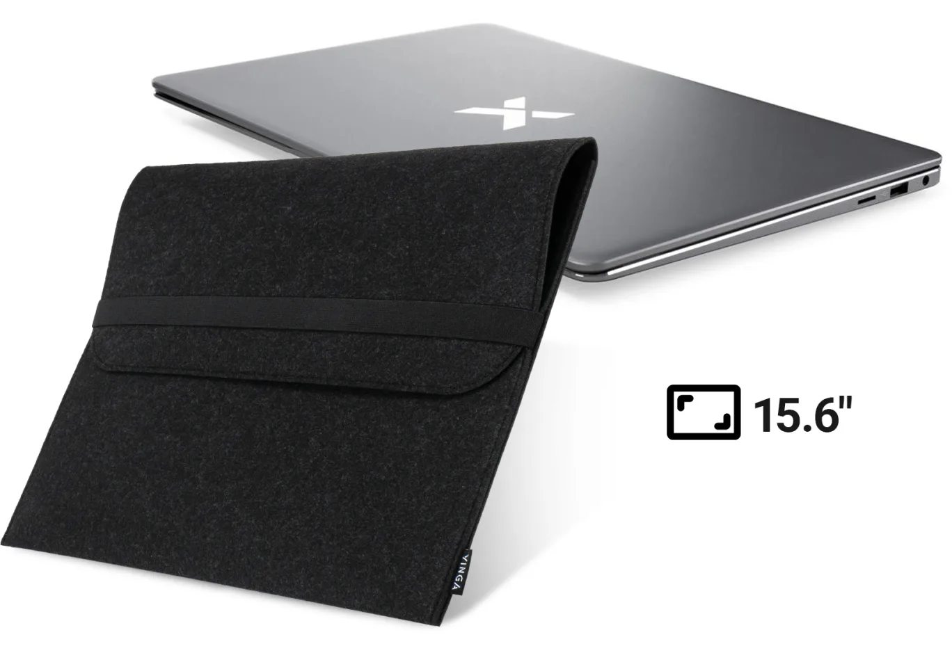 Laptop case Vinga 15.6" NSF150band Black (NSF150BBK)