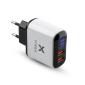 Зарядний пристрій Vinga 2 Port QC3.0 Display Wall Charger (VWCQAADW)